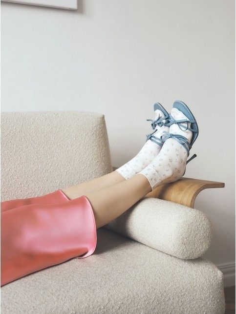 Плотные носки с рисунком «Romance»