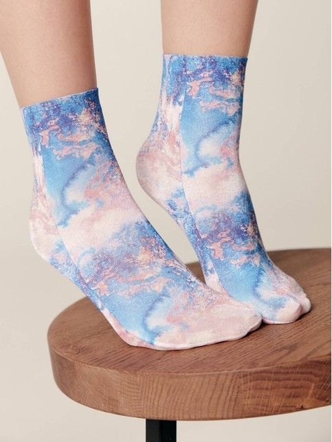 Сияющие носки с рисунком «Painting»