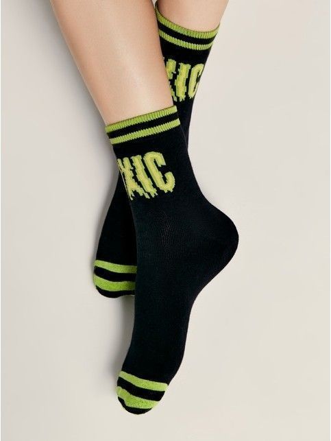 Махровые носки SOF-TIKI с рисунками "Toxic"