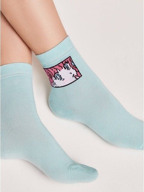 Хлопковые носки с рисунками "Anime"