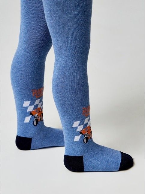 Хлопковые колготки с рисунком “Racing”