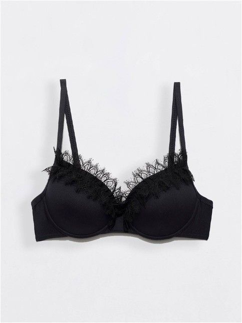 Лиф с уплотненными чашками и эффектным кружевом NIKKI