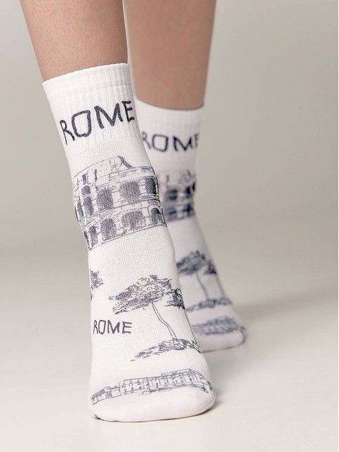 Укороченные носки с хлопком «Rome», модель 342