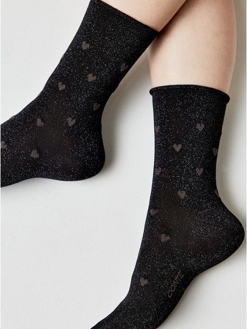 Удлиненные носки FANTASY с люрексом, модель 592