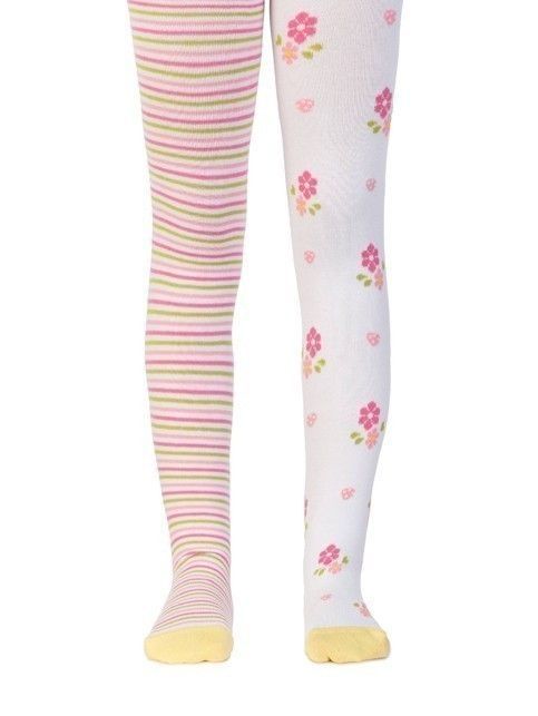 Колготки хлопковые детские TIP-TOP (веселые ножки) салатовый