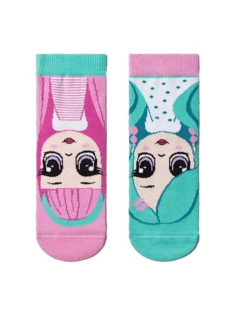 Хлопковые носки с веселыми рисунками "Веселые ножки", модель 463