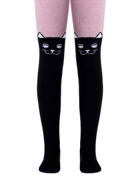 Колготки детские TIP-TOP черно-серый