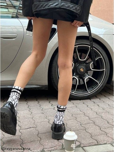 Удлиненные носки с хлопком «Too much»