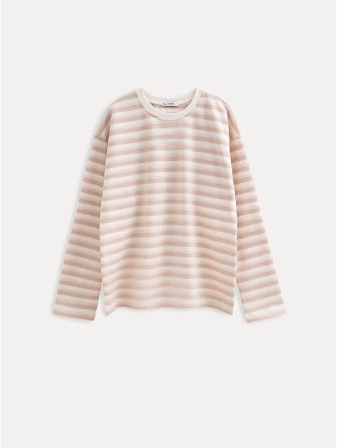 Лонгслив в полоску из интерлока LD 3591 - купить в интернет-магазине Conte