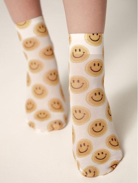 Носки с рисунком «Smiley»