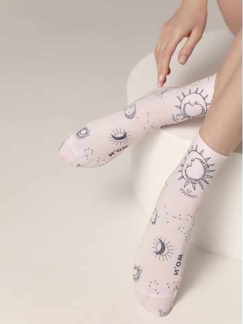 Укороченные носки с хлопком «Sun&moon»