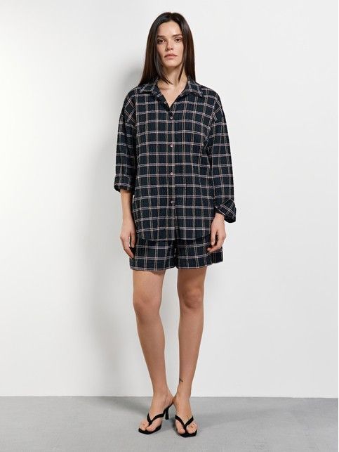 Рубашка в клетку LRU 3321 - купить в интернет-магазине Conte