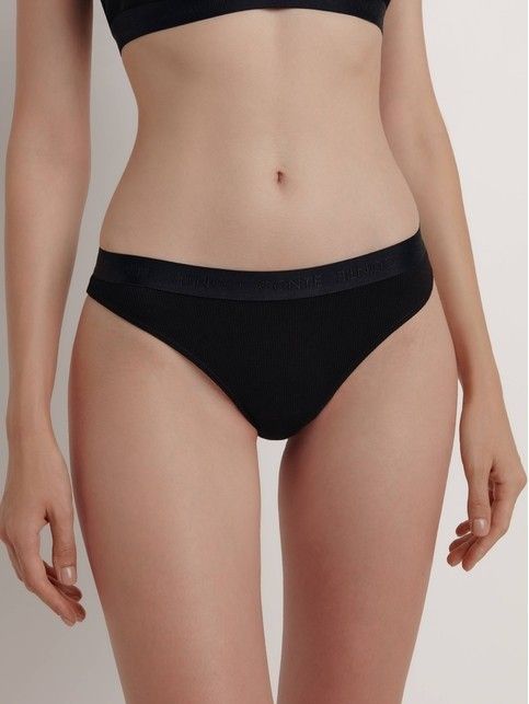 Трусы «бразилиана» со средней линией талии TIE DYE RIB LBR 2219