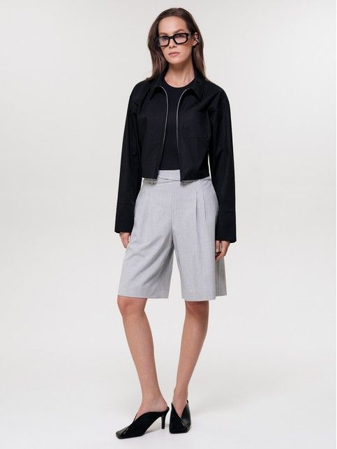 Рубашка на молнии с накладным карманом LRU 3524 - купить в интернет-магазине Conte