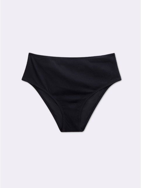 Моделирующие трусы-слипы в рубчик с высокой линией талии BLACK STORY