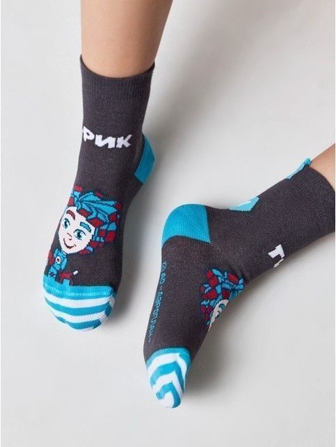 Носки с рисунком Фрик и Гик по лицензии «Фиксики»