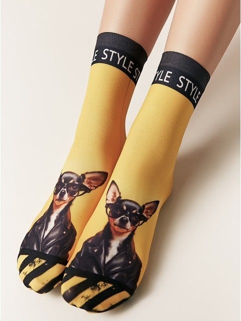 Носки с рисунком «Сolorful style»