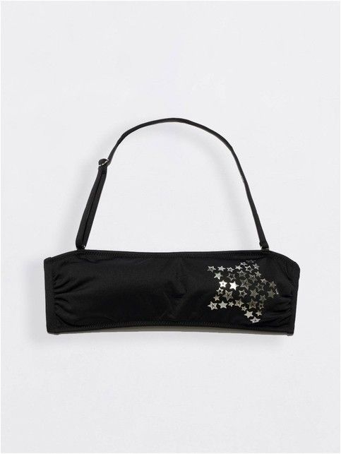 Лиф-бандо с металлическим принтом SILVER STAR