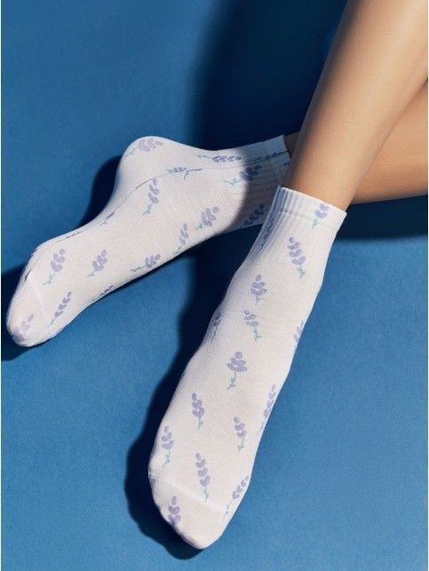 Укороченные носки с хлопком «Lavender»