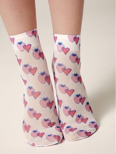 Носки с рисунком «Strawberry»