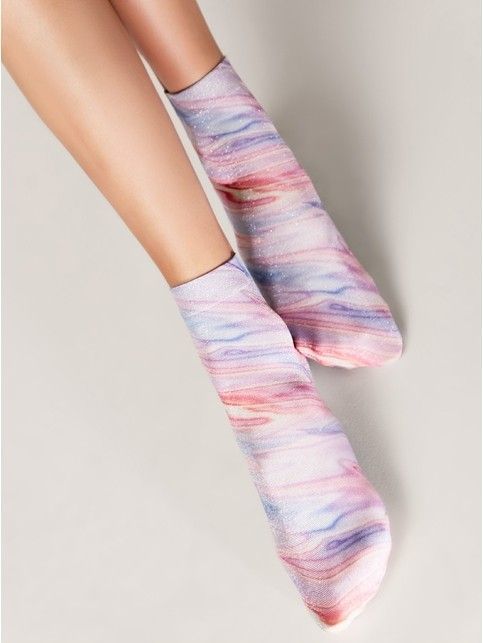 Сияющие носки с рисунком «Mystic»