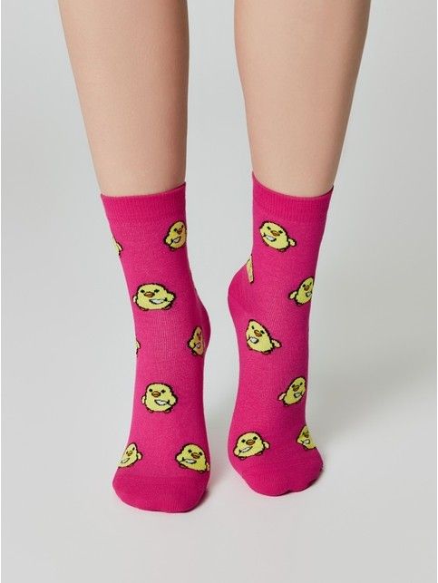 Хлопковые носки с рисунком «Уточки»