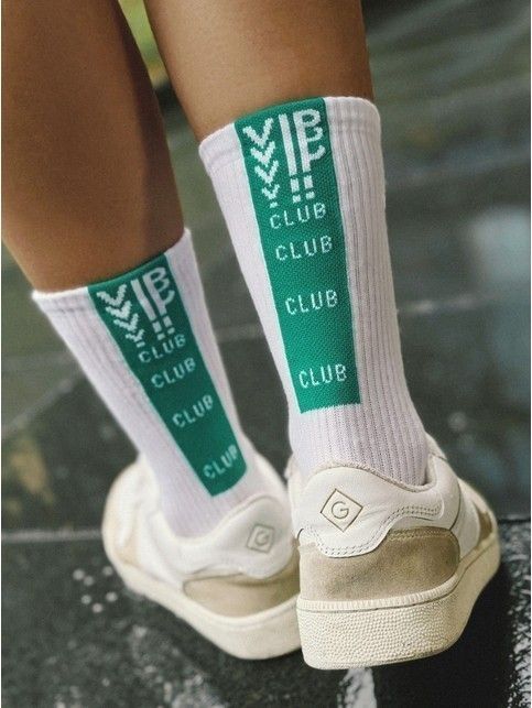 Удлиненные носки из хлопка в рубчик «Club»