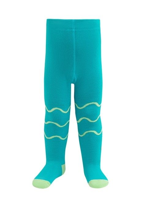 Колготки SOF-TIKI (махровые внутри) с рисунком "волны"
