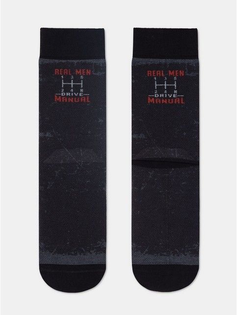 Носки черные с хлопком из лимитированной коллекции RACINGBYxDIWARI