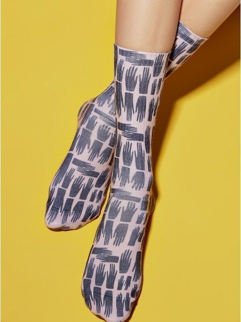 Удлиненные носки с хлопком «Hands»