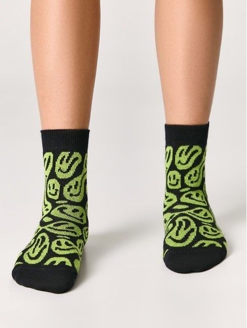 Хлопковые носки с рисунками, модель 635