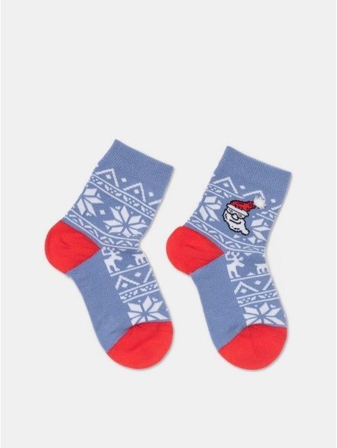 Новогодние носки с рисунком «Новогодний орнамент»