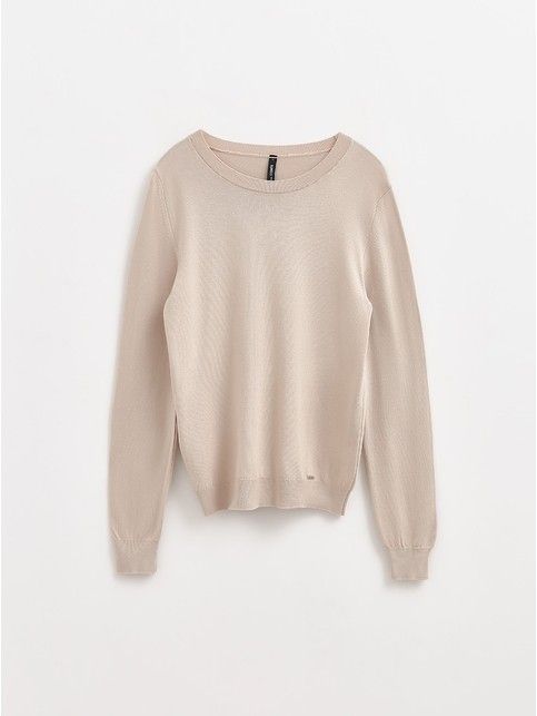 Базовый джемпер прямого силуэта из пряжи с вискозой LDK 278