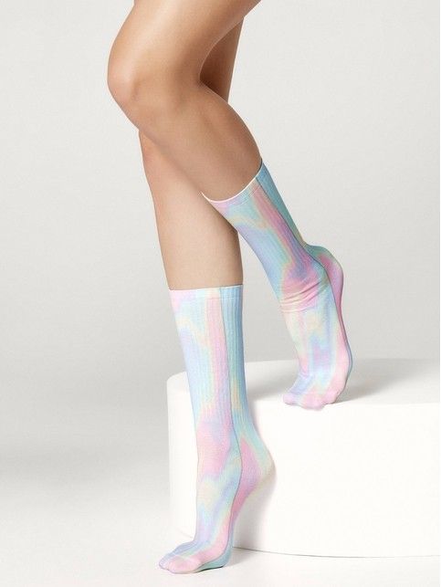 Удлиненные носки FANTASY с голографическим эффектом из лимитированной коллекции