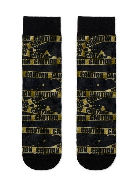 Носки с хлопком «Caution»