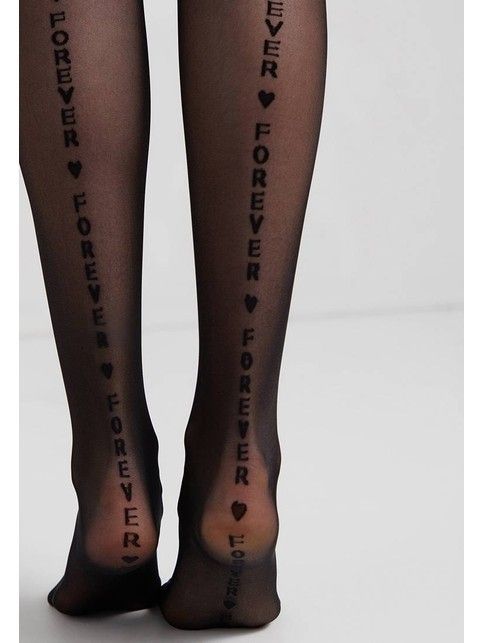 Колготки с надписью Forever