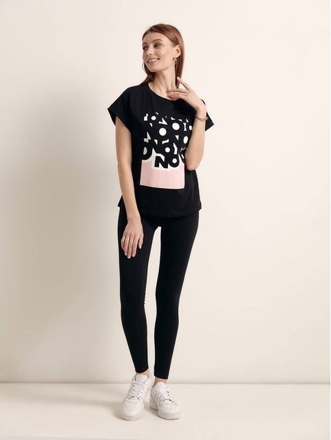 Леггинсы из плотного хлопка YOGA