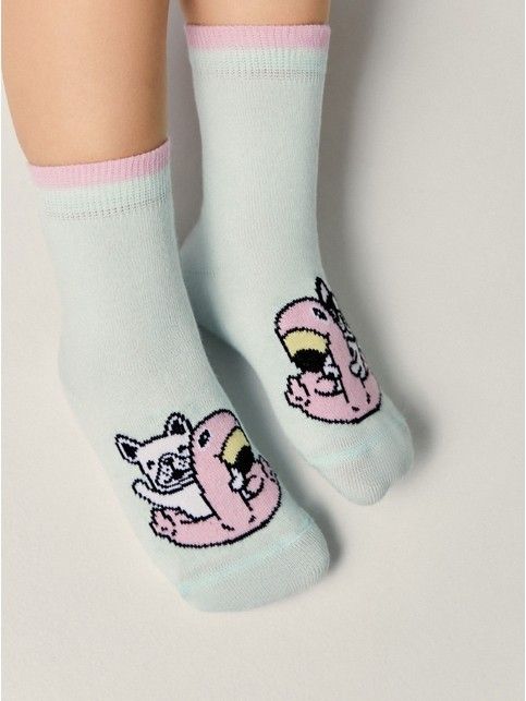 Хлопковые носки с рисунками "Bulldog"