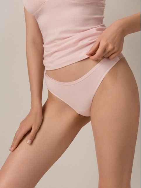 Трусы «бикини» из фактурного кружева и хлопка LACE TWIST LB 1992