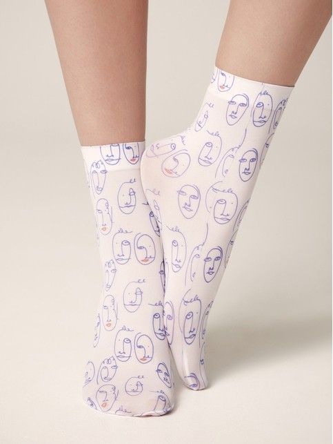 Носки с микрофиброй «Faces»