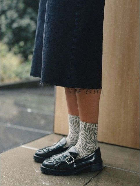 Носки из хлопка и льна «Plants»