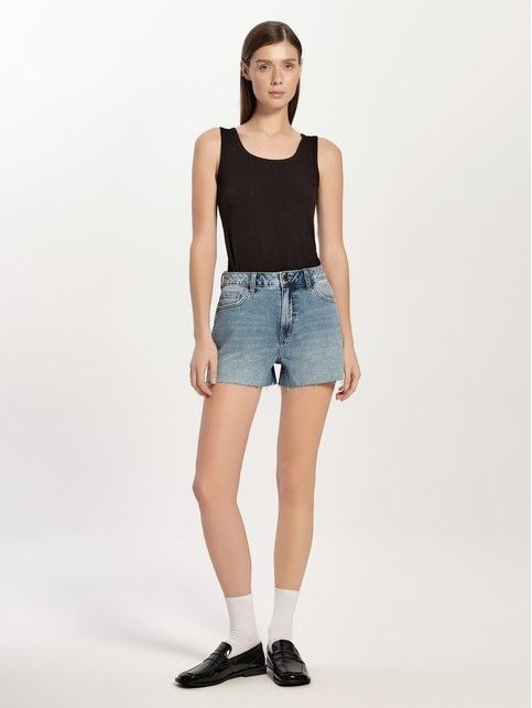 Denim shorts