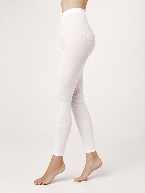 Матовые леггинсы в рубчик CASUAL