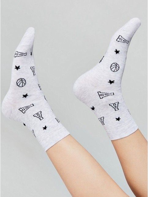 Хлопковые носки с рисунком “Basketball”