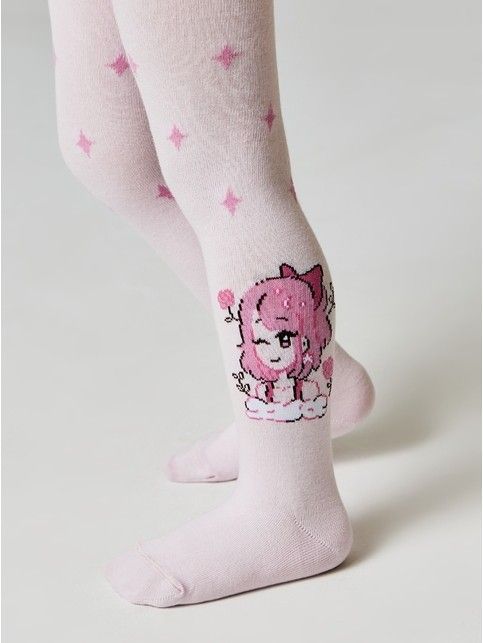 Хлопковые колготки с рисунком “Anime”