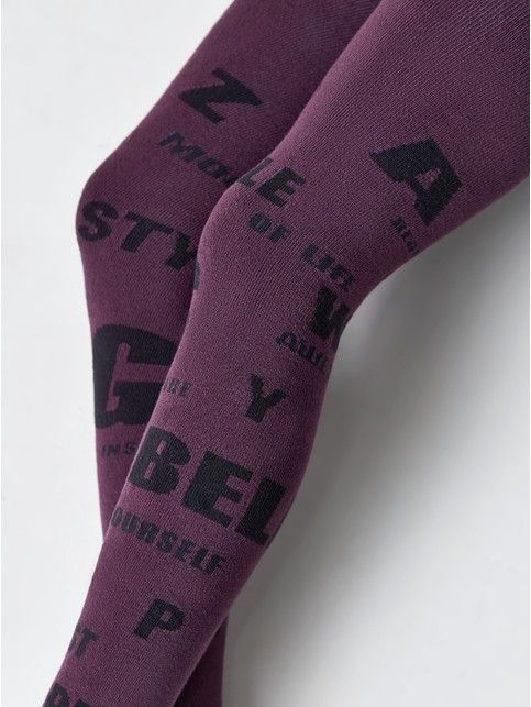 Колготки SOF-TIKI (махровые внутри) с рисунками, модель 530