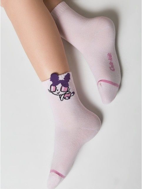 Носки из хлопка с декоративным 3D-пикотом “Princess”