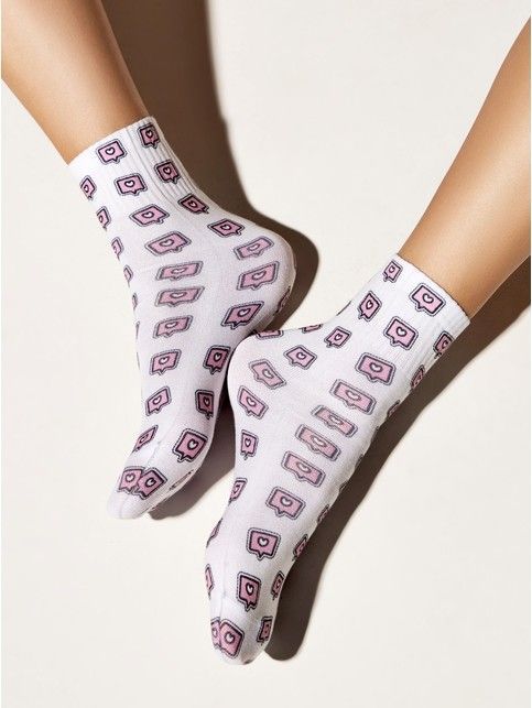 Укороченные носки с хлопком «Likes»