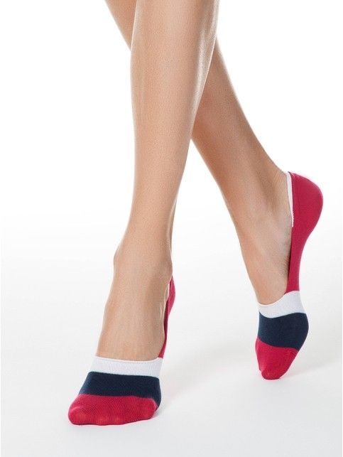 Хлопковые подследники CLASSIC цвета бордо