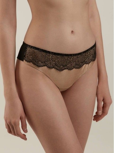 Трусы «танга» с низкой линией талии Satin TP 6128